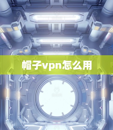 帽子vpn怎么用